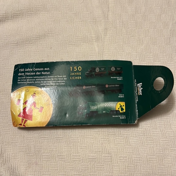 Licher German Beer Modell 3 Semi Truck limited edition 2004 collectible toy NEW - Picture 5 of 11